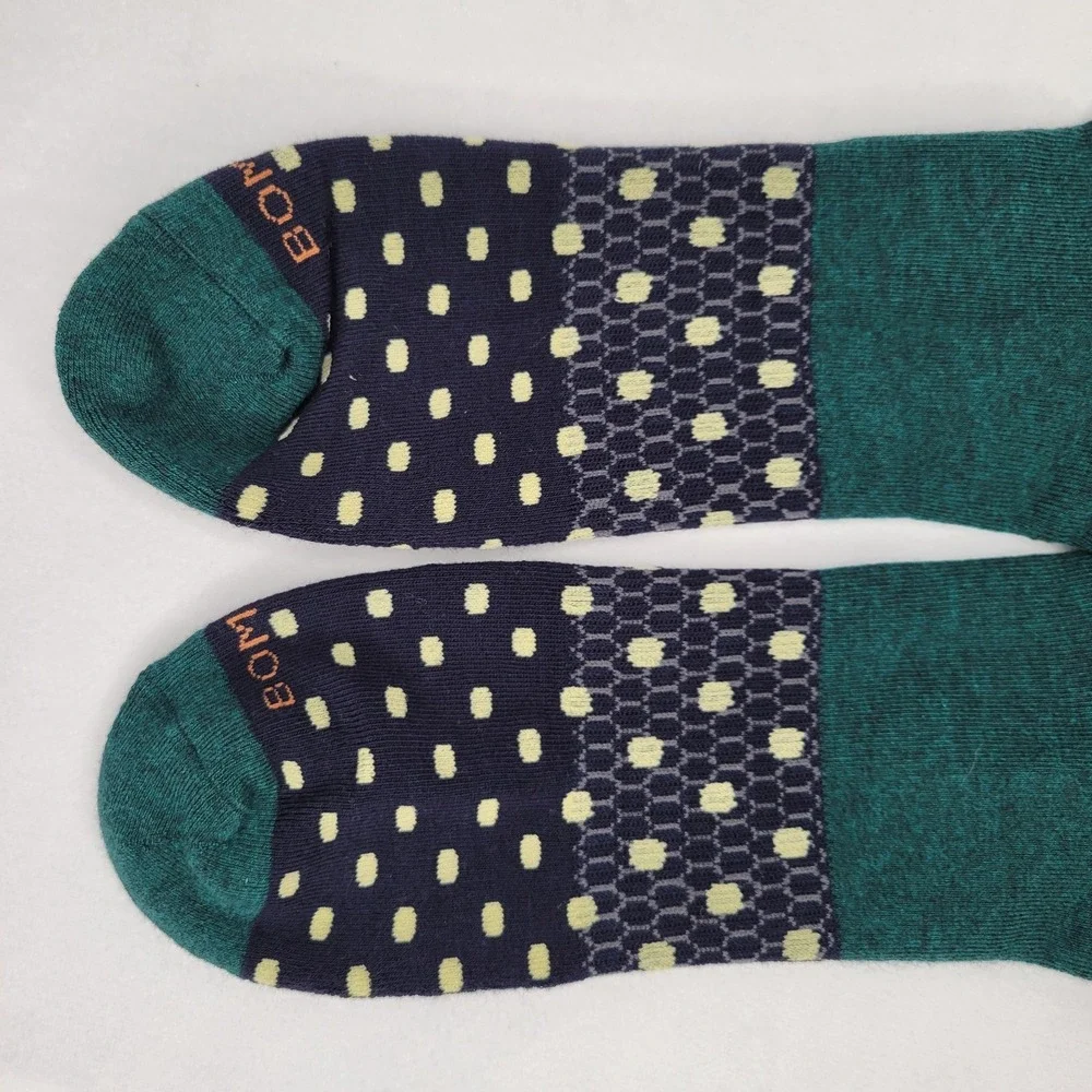 Bombas Bee Better Calf Crew Sock Men Size XL Size Running Hiking - Picture 2 of 6